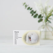 Sost Schwan-Visitenkarte Visitenkarte (Stehend Vorderseite)