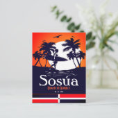 Sosúa Beach Dominican - ‌ Vintage Souvenirs 60er Postkarte (Stehend Vorderseite)