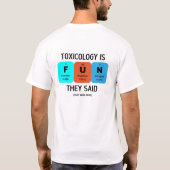 SOT - Toxisch Funny - Toxikologie ist Spaß T-Shirt (Rückseite)