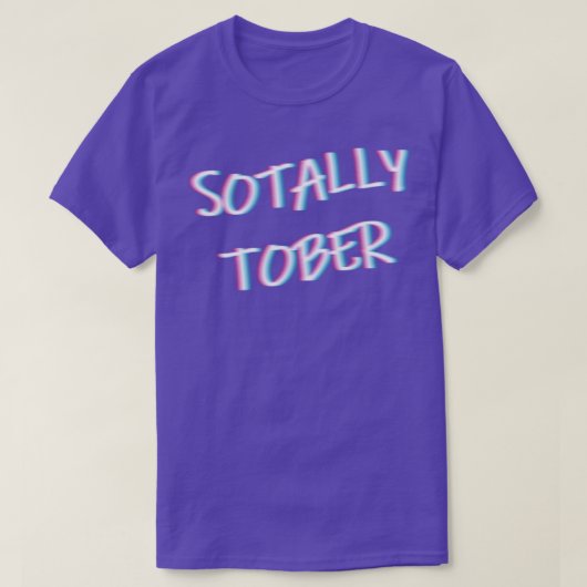 Sotally Tober Blurring Double Vision Drinks Alco T-Shirt (Design vorne)