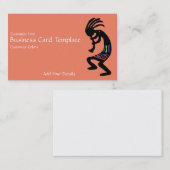 Sothwestern Logo Kokopelli Business Card Visitenkarte (Vorne/Hinten)