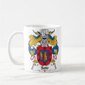 Soto Familienwappen Kaffeetasse (Links)