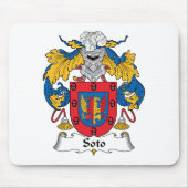 Soto Familienwappen Mousepad (Vorne)