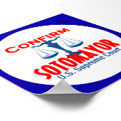 Sotomayor Poster bestätigen (Ecke)