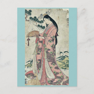 Sotoori hime von Hosoda, Eishi Ukiyoe Postkarte