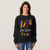 Sotos Syndrome Awareness Butterfly Support Yellow  Sweatshirt (Vorne ganz)