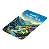 Sotschi Nationalpark Russland Magnet (Linke Seite)