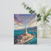 Sotschi Russland Postkarte (Stehend Vorderseite)