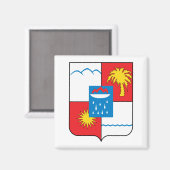 Sotschi Russland Wappen Magnet (Vorderseite/Rückseite)