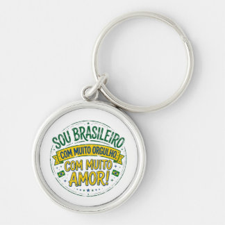 Sou Brasileiro Com Muito Orgulho Vintage Schlüsselanhänger