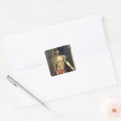 Soudja Sari Quadratischer Aufkleber (Umschlag)