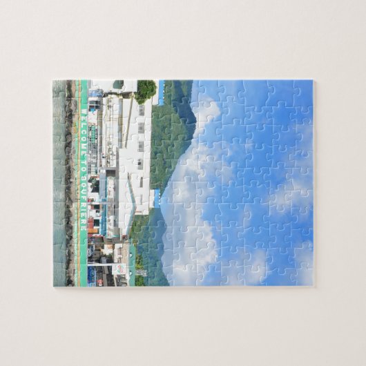 Soufriere Heilige Lucia Puzzle (Horizontal)