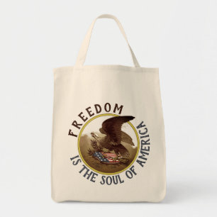 Soul Amerika (Adler) Lebensmittelgeschäft Tote Tas Tragetasche