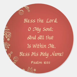 Soul-Aufkleber segnen Runder Aufkleber