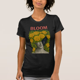 Soul Bloom – Golden Rose Liebesenergie-Kunst T-Shirt