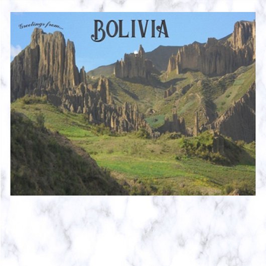 Soul Bolivien Postkarte