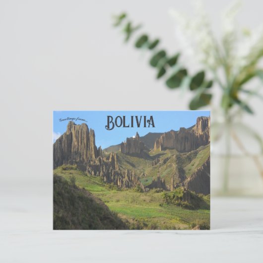 Soul Bolivien Postkarte (Stehend Vorderseite)