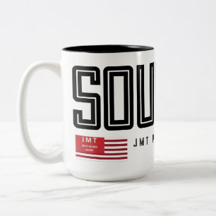 SOUL BRO Two-Tone Tasse, 0,44 l Zweifarbige Tasse