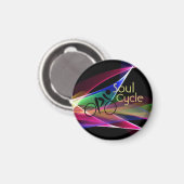 Soul Cycle Retro-Neon-Werbung Magnet (Vorderseite/Rückseite)