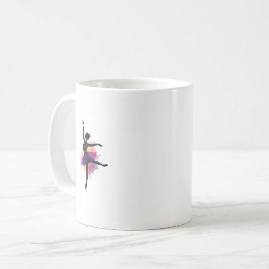 Soul Dance – Dreamy Ballet Classic Mug, 11 oz Kaffeetasse (Vorderseite Links)