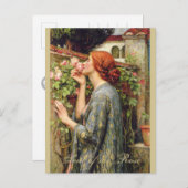 Soul der Rose CC0737 Pre-Raphaelite Postkarte (Vorne/Hinten)