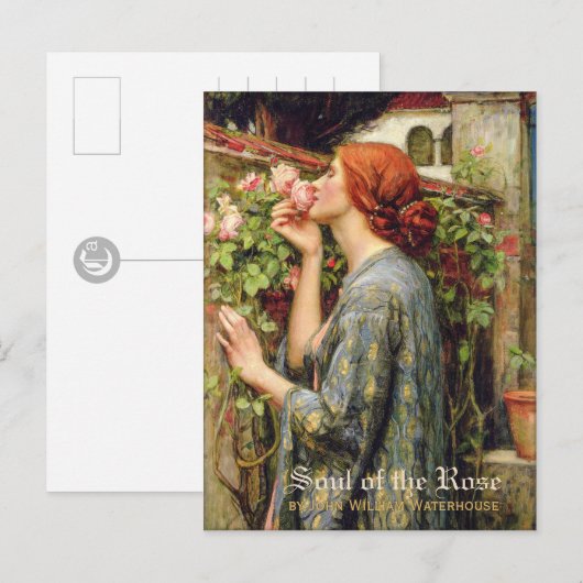 Soul der Rose CC0738 Pre-Raphaelite Postkarte (Vorne/Hinten)