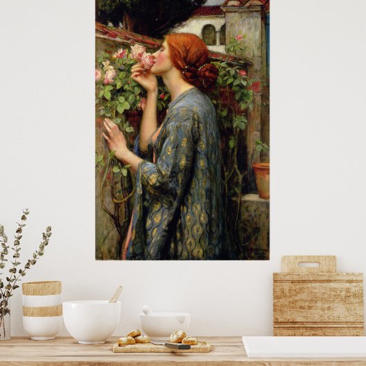 Soul der Rose John William Waterhouse Leinwand Poster (Küche)
