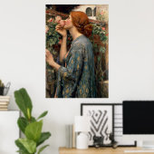 Soul der Rose, John William Waterhouse Poster (Heimbüro)