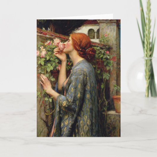 Soul der Rose von John William Waterhouse Karte (Vorderseite)
