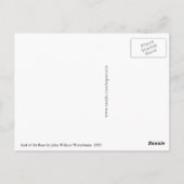 Soul der Rose von John William Waterhouse Postkarte (Rückseite)