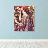 Soul der Rose Wasserhaus Kunst Leinwanddruck (Insitu (Holzboden))