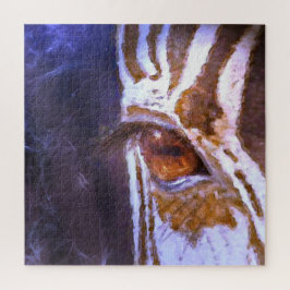 Soul der zebra pastellel zeitgenössischen Tierkuns Puzzle