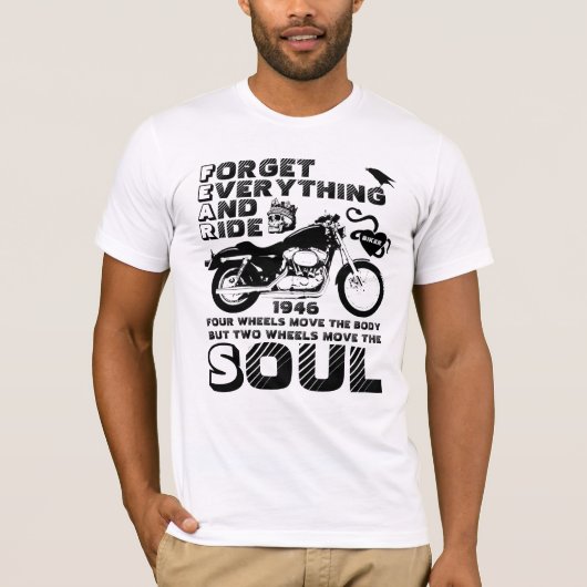 Soul des Fahrers, Personalisiert Geburtsdatum T-Shirt (Vorderseite)