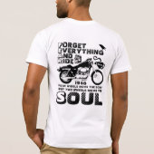 Soul des Fahrers, Personalisiert Geburtsdatum T-Shirt (Rückseite)