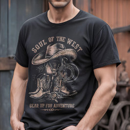 Soul des Westens - Klassischer Cowboy Gear T-Shirt