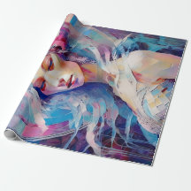 Soul einer Engel-, Pastellpapier-Collage