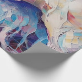 Soul einer Engel-, Pastellpapier-Collage Geschenkpapier (Ecke)