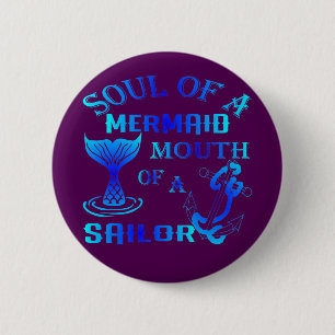 Soul einer Meerjungfrau im Süden eines Seeleuten # Button