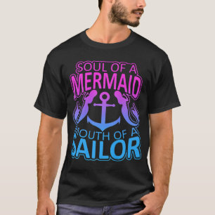 Soul einer Meerjungfrau in der Mündung eines Seefa T-Shirt