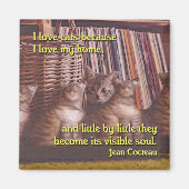 Soul einer Zuhause Cat Magnet (Vorne)