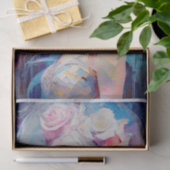 Soul eines Engels, Pastellpapiertafel, Dekoupage Seidenpapier (Geschenk)