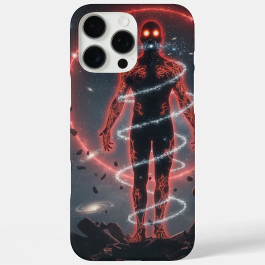 Soul Fire Goth Vibe iPhone 16 Pro Max Cover (Rückseite)
