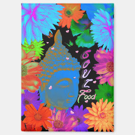 Soul Food Buddha Garden Magnet