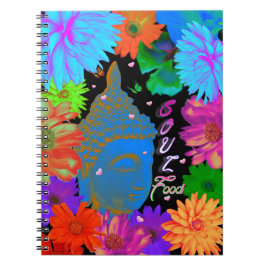 Soul Food Buddha Garden Spiral Notebook Notizblock