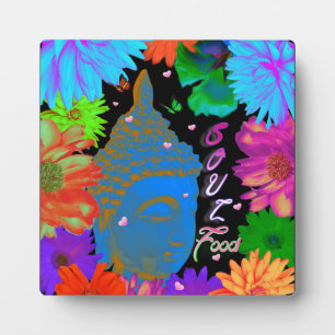 Soul Food Buddha Garden Tabletop Plaque Fotoplatte