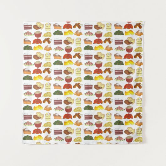 Soul Food Favorites Feinschmecker Südliche Küche K Wandteppich (Vorderseite)