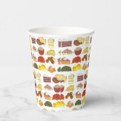 Soul Food Favorites Feinschmecker Südliche Küche Pappbecher (Rechts)