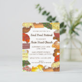 Soul Food Festival - Parco delle Cuisine Einladungspostkarte (Stehend Vorderseite)