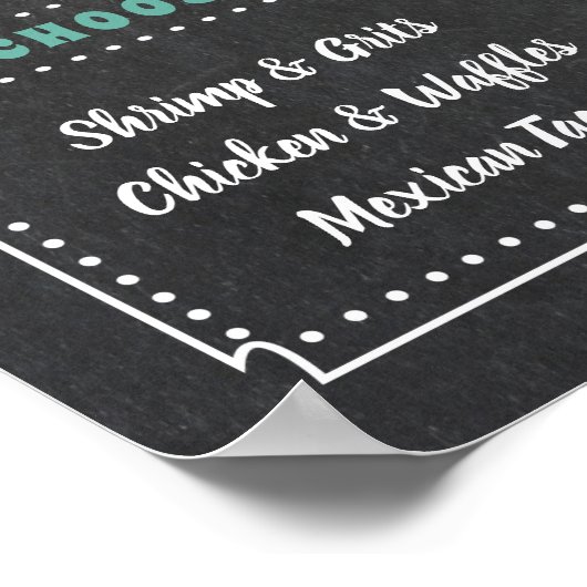 Soul Food Party Signierung Poster (Ecke)