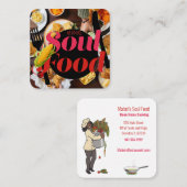 Soul Food Restaurant Visitenkarte (Vorne/Hinten)